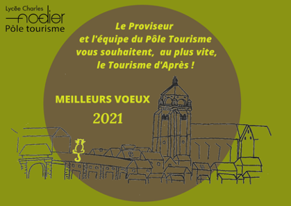 Voeux 2021 bts tourisme Dole